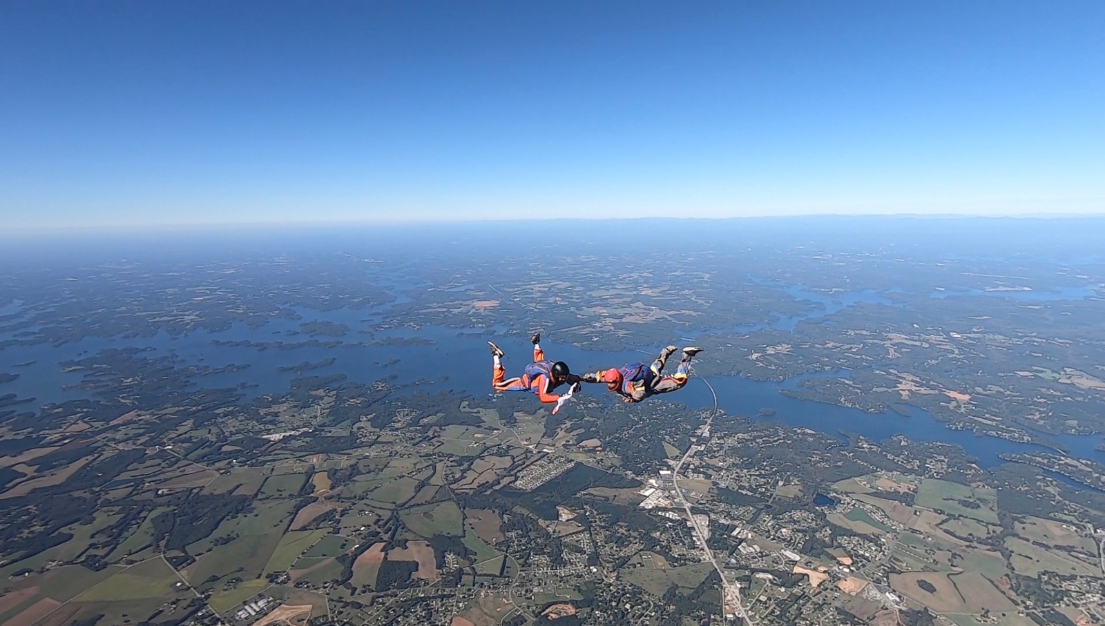 Parker skydiving