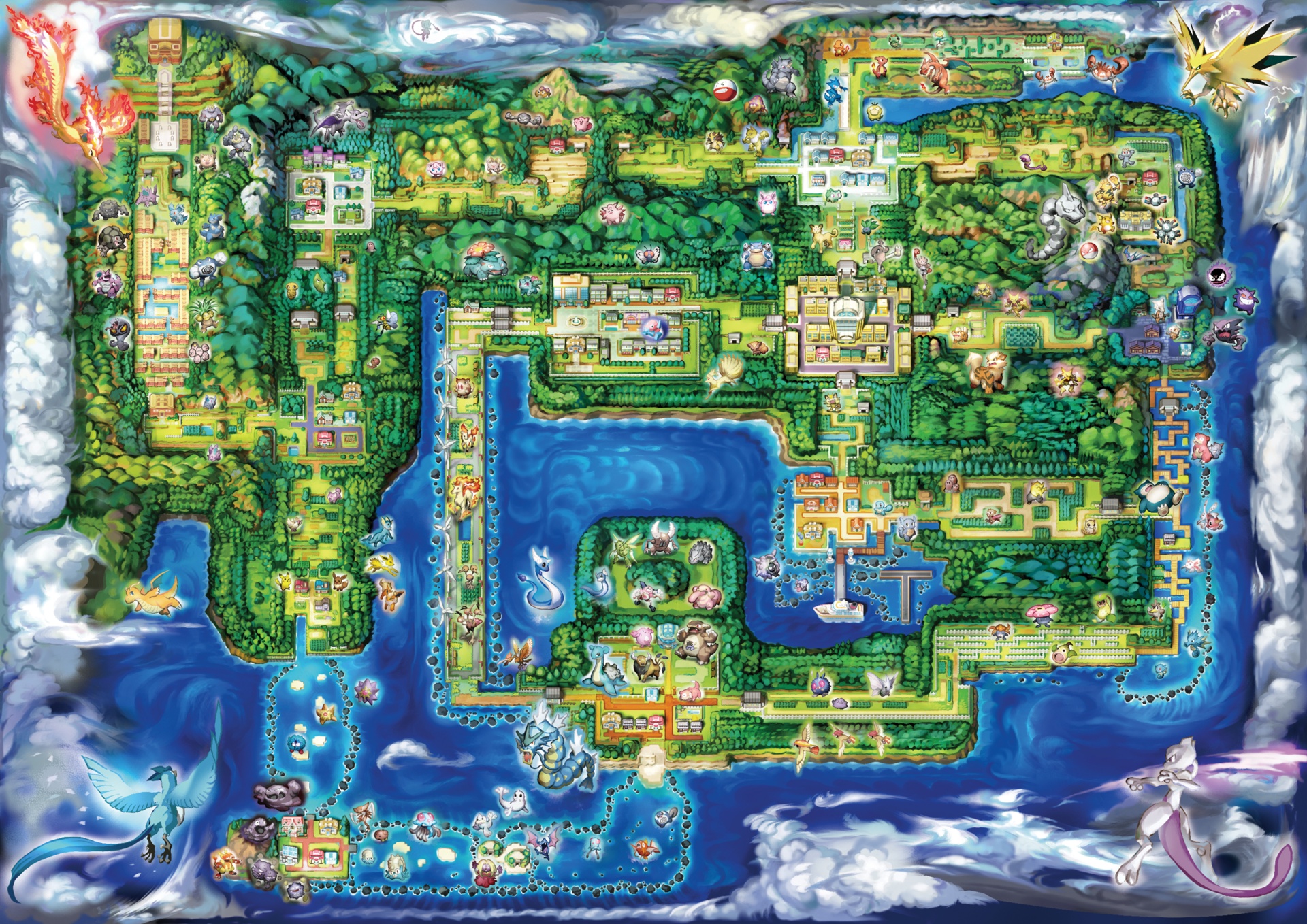 Kanto region map